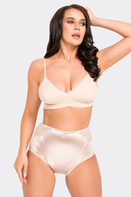 Majtki wysokie figi Babell BBL 103 beżowy 