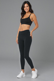 Legginsy klasyczne Vivisence 8502 czarny