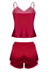 Komplet top + szorty Dkaren Karen bordo