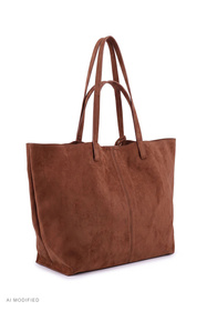 Vivisence T0034 torebka na ramię shopper z magnesem brązowy