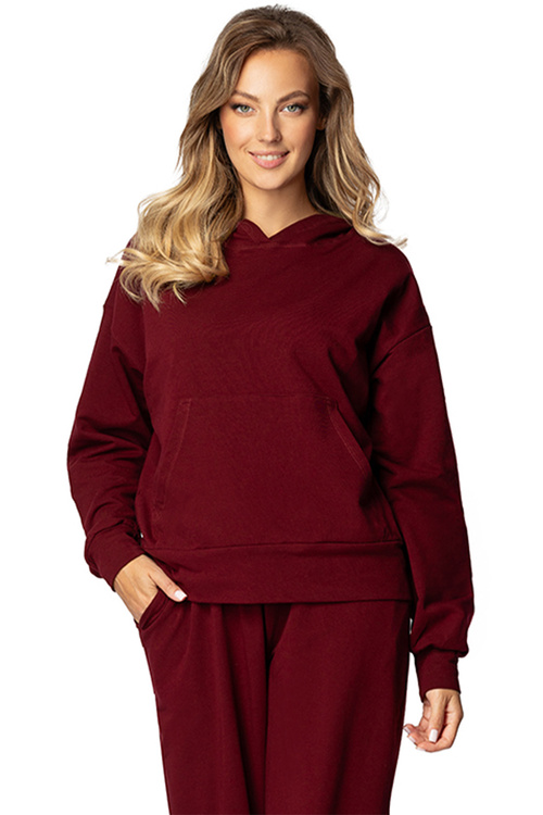 Komplet bluza+spodnie Dkaren DK-K-B8 bordo