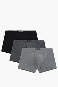 Atlantic 3BMH-007 bokserki 3-pack dopasowany krój biały