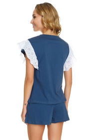 Piżama Doctor Nap PM.5362 deep blue