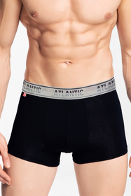 Majtki bokserki Atlantic MH-1179 czarny