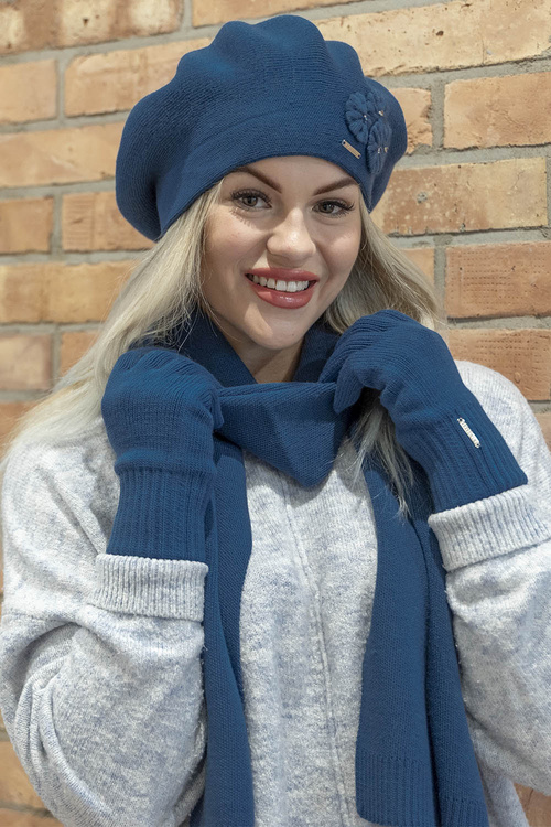 Rękawiczki Vivisence 7204 niebieski