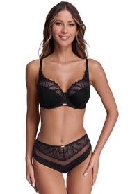 Biustonosz usztywniany Ava 2107 Yasemin Maxi black