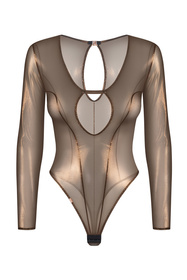 Body sexy Obsessive Soranna long-sleeved teddy black