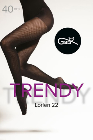 Wyrób pończoszniczy rajstopy Gatta Lorien 22 nero