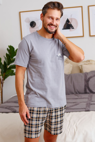 Piżama Doctor Nap PMB.5153 grey