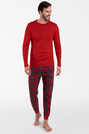 Italian Fashion Narwik dł.r. dł.sp. czerwony/druk S Nocna piżama