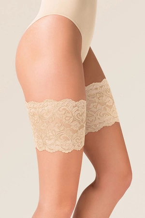 Gabriella Koronkowa opaska na uda Code 509 Wyrób pończoszniczy opaski na uda, ecri