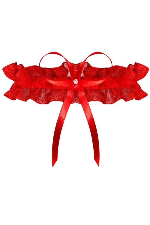 Podwiązka Julimex PW-02 Oddessa Plus Size czerwony