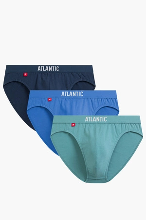Slipy Atlantic 3MP-094 3-pack niebieski/ciemnoniebieski/zielony