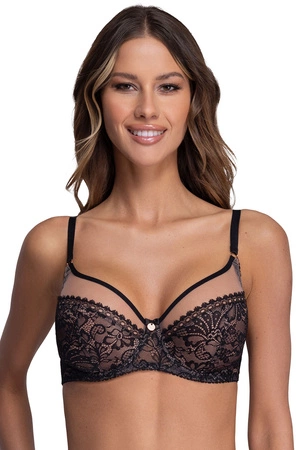 Biustonosz miękki Ava 1396 Crystal Maxi czarny