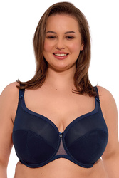 Biustonosz półusztywniany Gaia 1058M Sonia Maxi granatowy