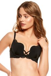 Biustonosz push-up Henderson Delis 36121 czarny