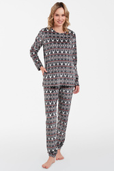 Dres homewear Italian Fashion Islandia dł.r. dł.sp. grafit