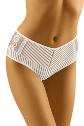 Wol-Bar Eco-Pa Majtki figi, biały