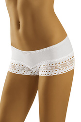 Wol-Bar Eco-Ho Majtki szorty, biały