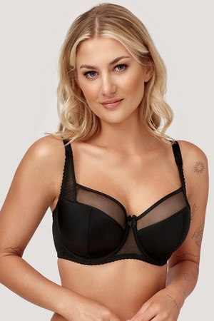 Biustonosz półusztywniany Azal Nikola czarny