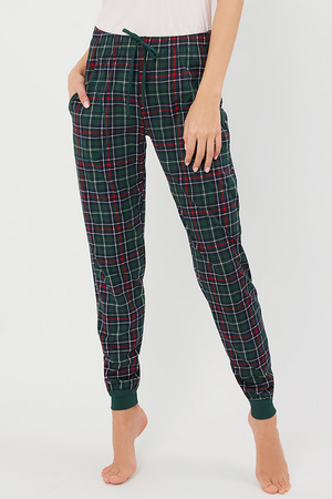 Spodnie Italian Fashion Foggia dł.sp. druk/zielony