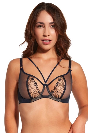 Biustonosz miękki Bella Misteria 18-93 Subtelna pokusa granatowy