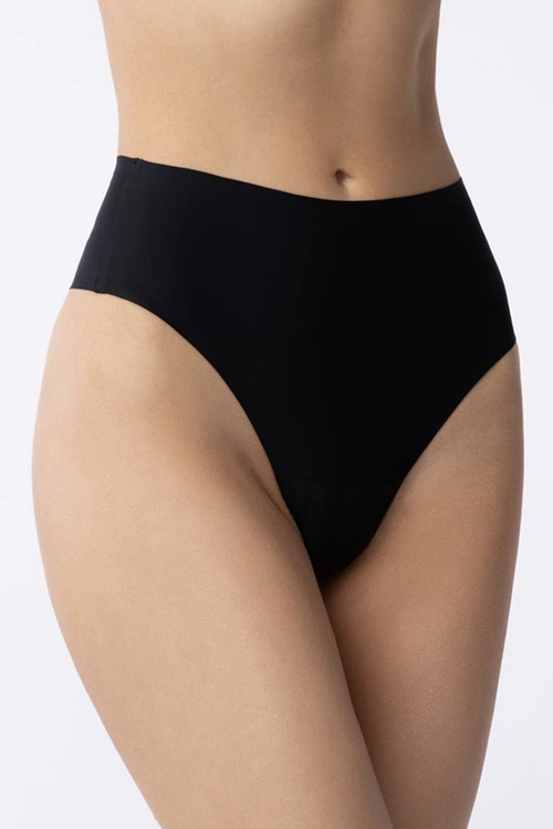 Majtki stringi Julimex String panty Maxi czarny