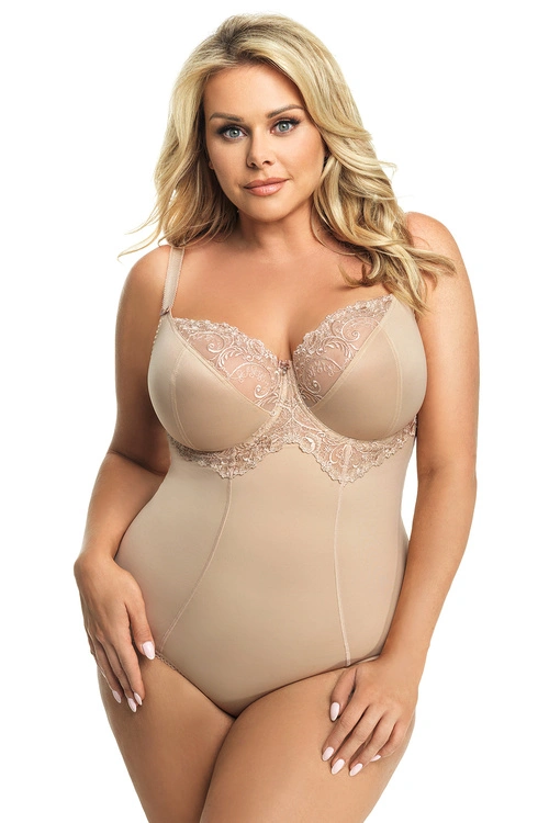 Gorsenia K356 Gala Body wyszczuplające, beżowy
