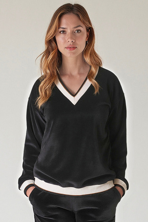 Bluza nierozpinana Vivisence 9001 czarny