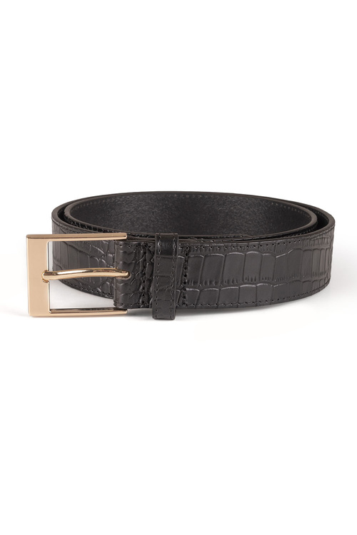 Pasek skórzany Vivisence P0002 black