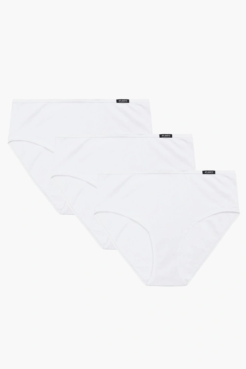 Atlantic 3BLP-603 figi 3 pack z wysoką talią biały