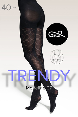 Rajstopy Gatta Modeline 07 40 DEN nero