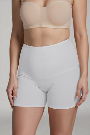 Bermudy Vivisence 4102 Maxi SLIM biały