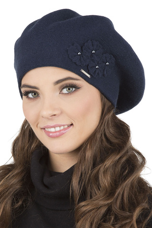 Vivisence 7006 Nakrycie głowy beret, granatowy