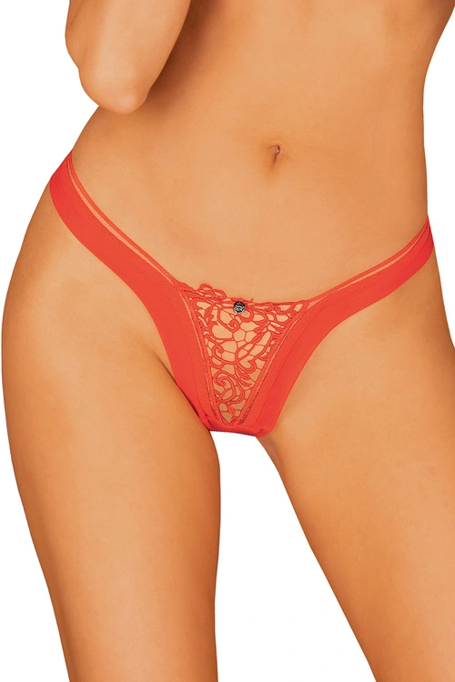Obsessive Larisya thong Majtki stringi, czerwony