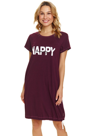 Nocna koszula Doctor Nap TCB.9504 burgundy