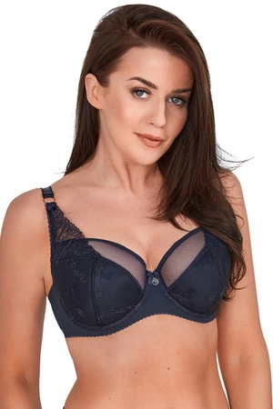 Biustonosz półusztywniany Gaia 1209 Naomi granatowy 