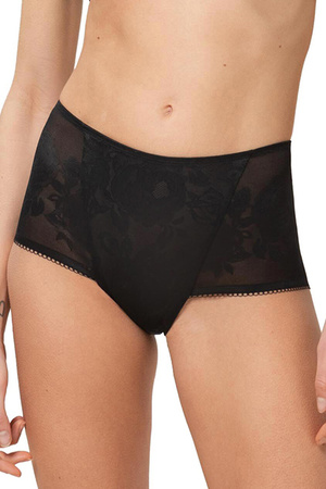 Majtki wysokie figi Triumph 10207231 Wild Rose Sensation Maxi 0004-black