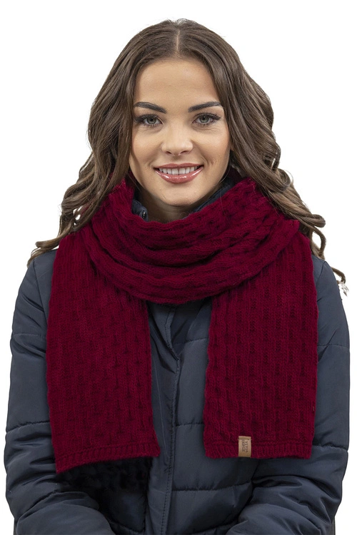 Vivisence 7015S Szalik lub apaszka szalik, bordowy