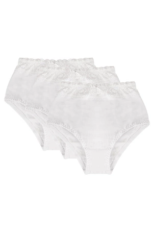 Wysokie figi Mitex Eva 3-pak biały