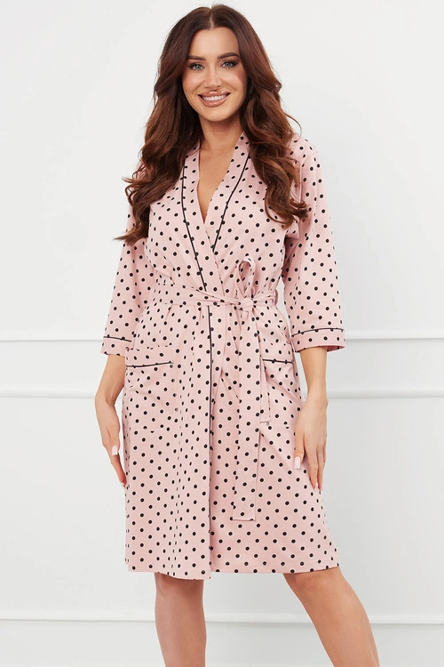 Szlafrok Italian Fashion Bonilla r.3/4 druk/róż