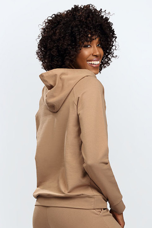 Bluza nierozpinana Dkaren Seattle brąz