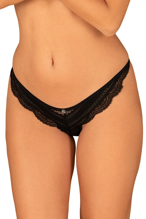 Obsessive Ivannes panties Majtki figi, czarny