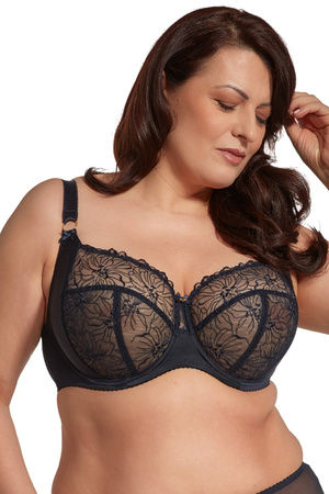 Biustonosz miękki Bella Misteria 18-33 Subtelna Pokusa granatowy 