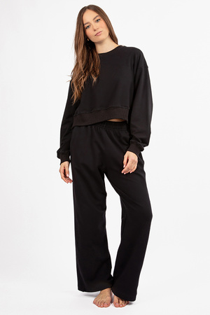 Komplet bluza+spodnie Dkaren DK-K-B23 czarny