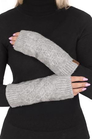 Rękawiczki dzianinowe Vivisence 7216 szary