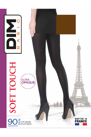 Dim Basic Sublime Touch 90 DEN Wyrób pończoszniczy rajstopy, brąz