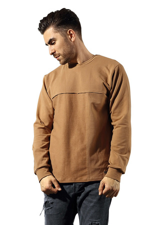 Bluza nierozpinana Reviver F5609 brązowy