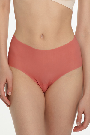 Wysokie figi Julimex Mousse Maxi koralowy