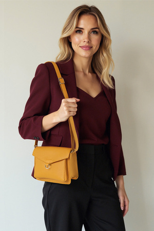 Torebka na ramię Vivisence T0003 żółty